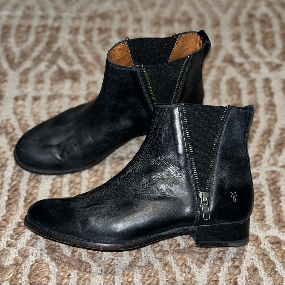 FRYE Leather Ankle Boots Excellent Condition Sz 8 1/2